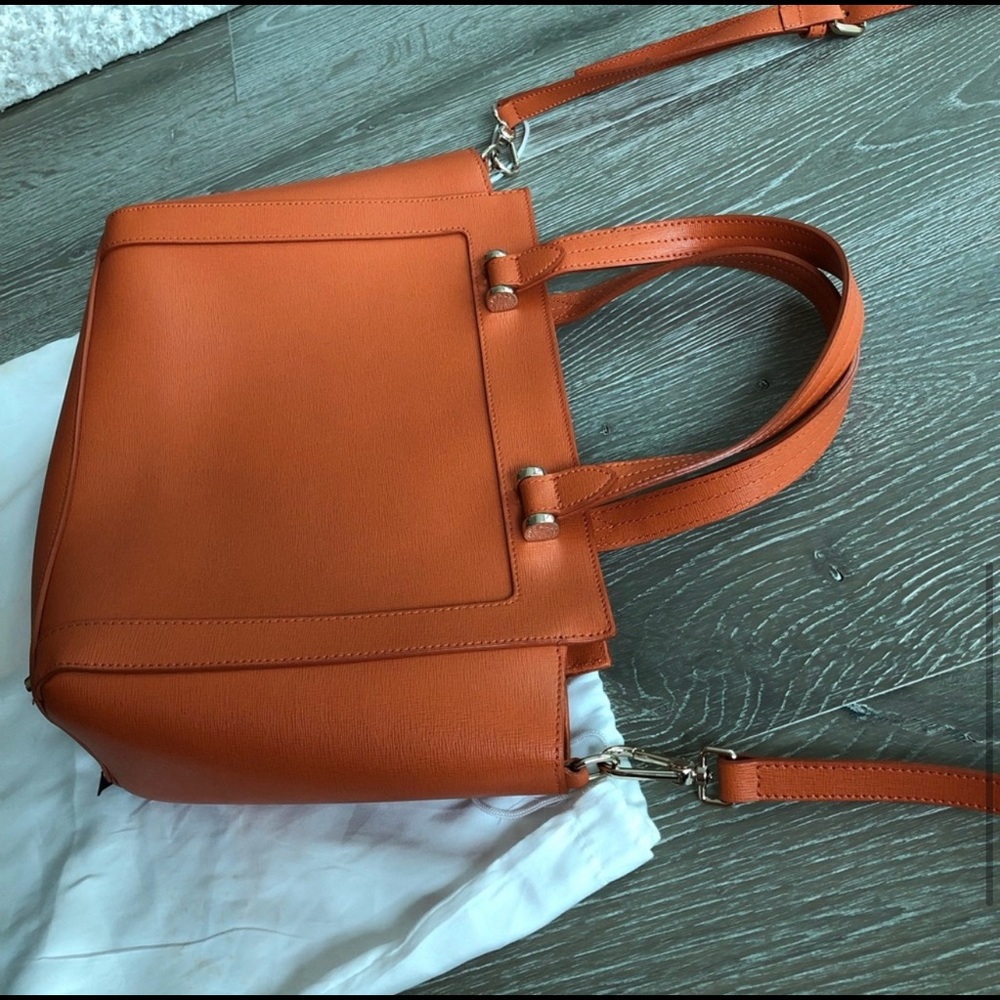 Orange Furla purse - Picture 9 of 11